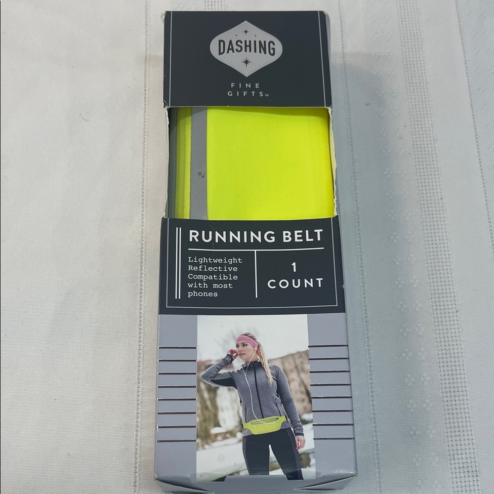Dashing Neon Yellow Running Belt